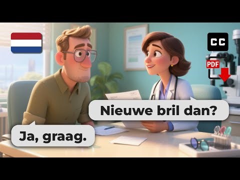 Easy Dutch Beginner Level – 👓 Talking to the Eye Doctor