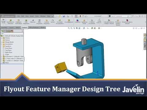 SolidWorks Tutorial - Flyout Feature Manager Design Tree