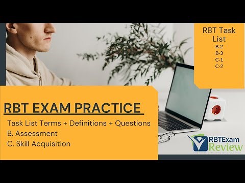 RBT Task List Study Guide Assessment and Skill Acquisition + Questions | RBT Exam Review |