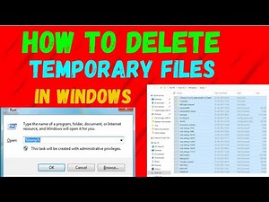 How To Delete Temporary Files In Windows 10