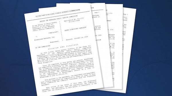 Nebraska Public Service Commission approves stipulated agreement with Windstream