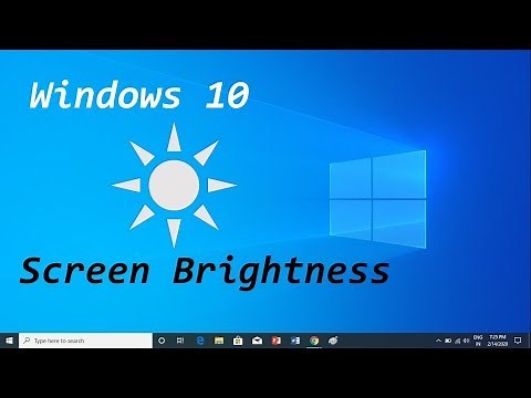 How to Change Screen Brightness in Windows 10