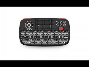 (2019 Upgrade) Rii i4 Mini Bluetooth Keyboard with Touchpad