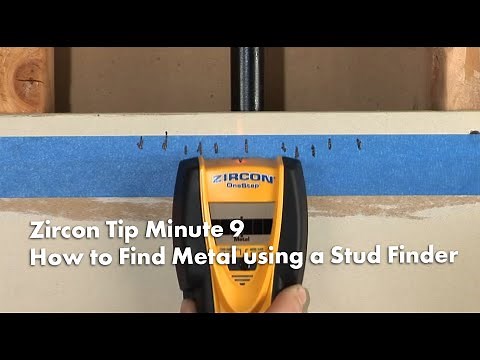 Zircon Tip Minute 9: How to Find Metal using a Stud Finder