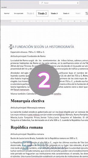 Crea un INDICE AUTOMÁTICO en Word