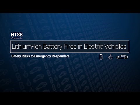 Lithium-Ion Battery Fires in Electric Vehicles - Safety Risks to Emergency Responders