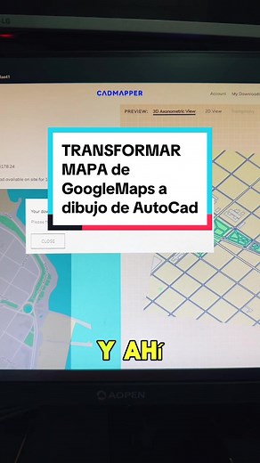 Cómo Transformar un Mapa de Google Maps a un Dibujo de AutoCad de Forma Fácil