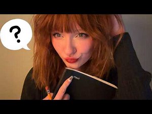 asmr asking you random personal questions 📝🧠❓