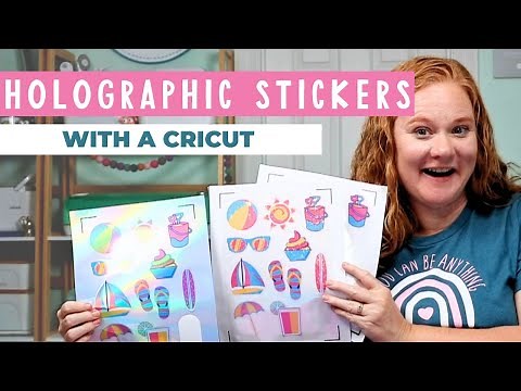 How to Make Holographic Stickers with a Cricut Machine