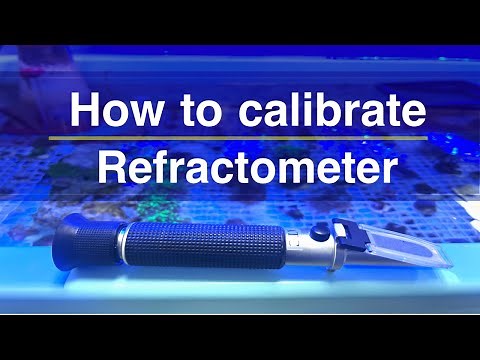 How to calibrate a refractometer | Tanknicians Tips