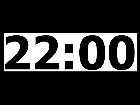 22 Minute Countdown Timer with Alarm