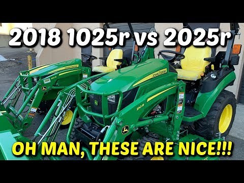 The NEW John Deere 1025r vs 2025r Feature Review