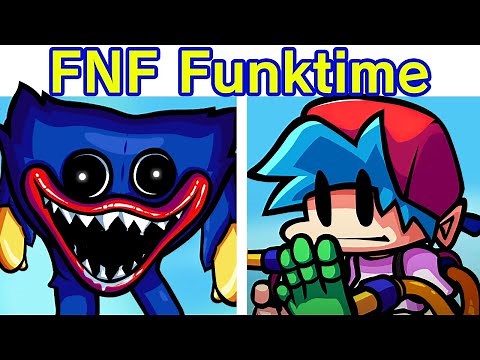 Huggy Wuggy Returns - FNF: Funktime + Cutscenes [Poppy Playtime Chapter 1]