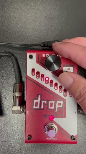 DigiTech Drop pedal on bass #bass #bassguitar #guitar