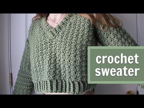 Simple Crochet Sweater Tutorial!
