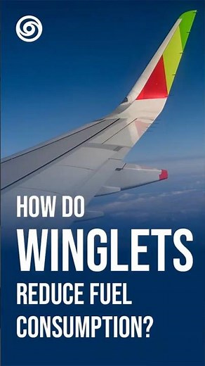 How Do Winglets Reduce Fuel Consumption? #winglet #aircraft #supervision