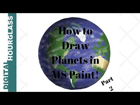 Part 2: How to draw planets with MS Paint