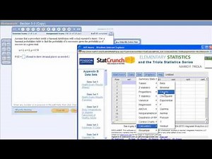 chapter 5 binomial probability with statcrunch