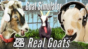 33K views | Professional goats Pippin and Spanky see if their real life skills translate in Goat Simulator! | BuzzFeed's Adorably | Facebook