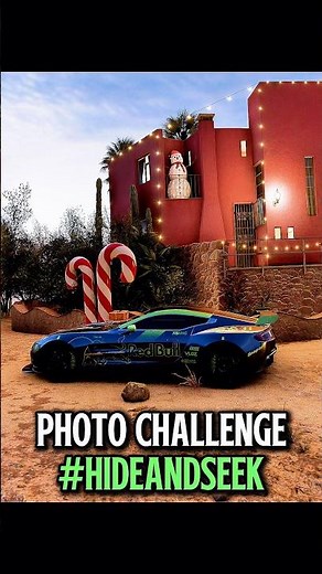 How To Complete the Hide and Seek Photo Challenge in FH5 (Casa Bella Snowman Location)