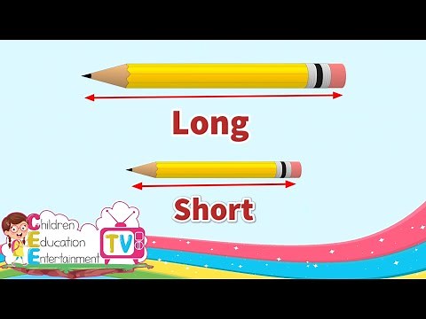 Long and Short || Comparing Lengths || Kindergarten Lessons || Math for Kids Episode 6.1