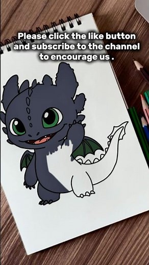 How to Draw Toothless | Step by Step Drawing Tutorial for Beginners