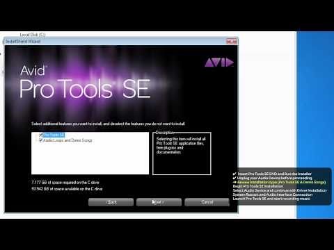 Pro Tools® SE Installation - Windows 7- Troubleshooting
