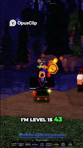 Roblox Level Up! Quick XP in Forest Area! #roblox #fisch #shorts