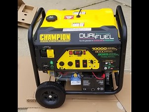 Champion Dual Fuel Generator