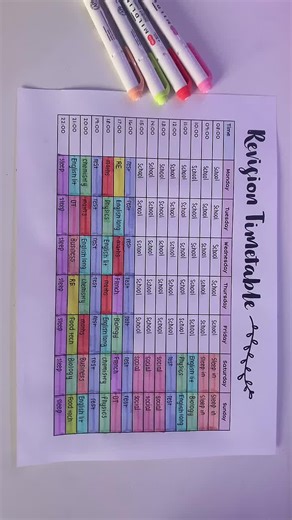 How to Create an Aesthetic Revision Timetable: Tips and Ideas