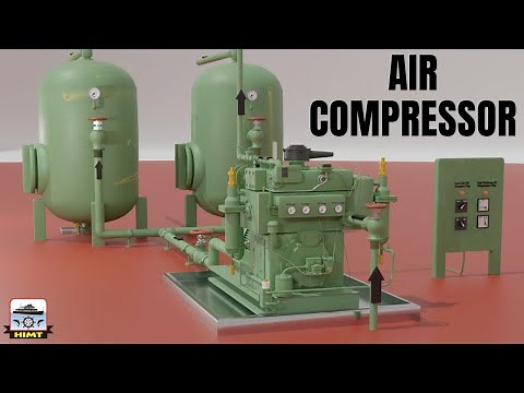 Marine Air Compressor: Parts and Operation Explained | 3D Animated Explanation