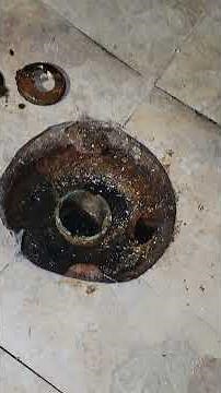 How to remove a clean out plug in a floor drain