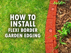 How to install Flexi Border Garden Edging - No Dig