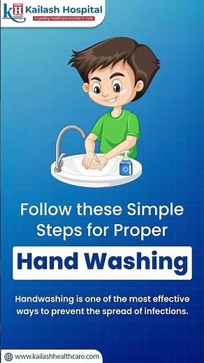 Handwashing 101: The Right Steps to Stay Infection-Free! 🧼💧 #shorts #handwash