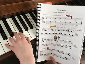 6 steps to Improvising and Composing left hand piano [Printables]