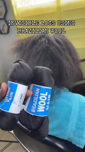 Invisible Locs Tutorial with Brazilian Wool