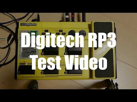 Digitech RP3 Test video