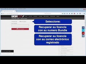 Recuperacion de licencia de SignCut