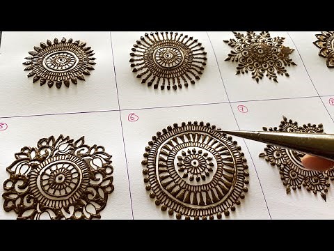 HENNA MEHNDI FOR BEGINNERS - TYPE OF MANDALAS PRO LEVEL