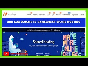 How to Setting Up a Subdomain in Namecheap Shared Hosting | Step-by-Step Guide