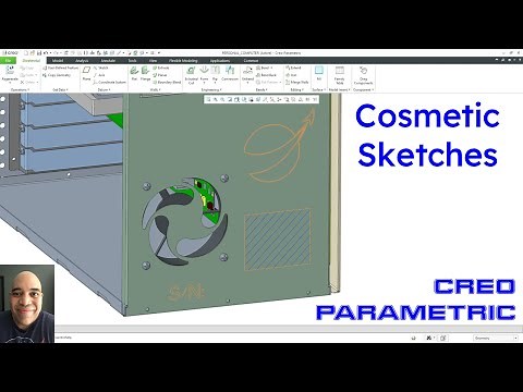 Creo Parametric - Cosmetic Sketches