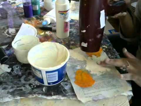 How to Make Homemade modeling paste /Tutorial/ DIY modeling paste Recipe