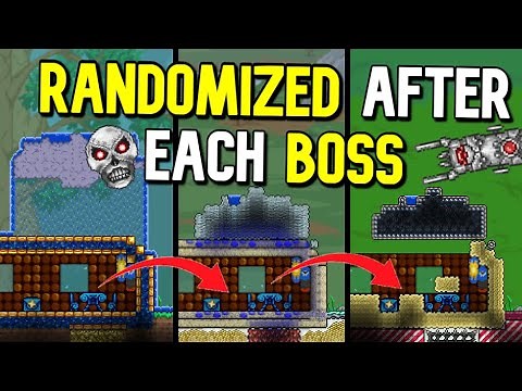 Terraria Hardmode, But the Blocks Keep Getting Randomized...