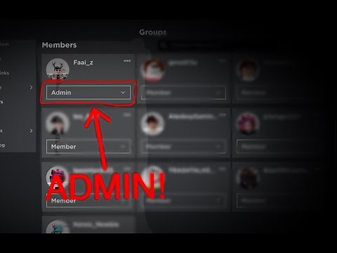 HOW TO MAKE PEOPLE IN YOUR GROUP TO BE AN ADMIN (2023) (IPAD) - ROBLOX