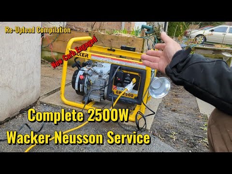 Complete Wacker Neuson 2500W Generator Service