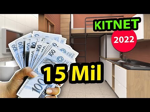 QUANTO CUSTA CONSTRUIR UMA KITNET EM 2022 - Projeto de Kitnet