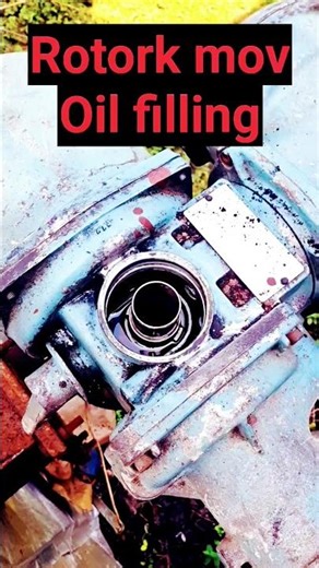 rotork mov oil filling #mov #instrumentation #foryou #electrical #valve #shorts #youtubeshorts