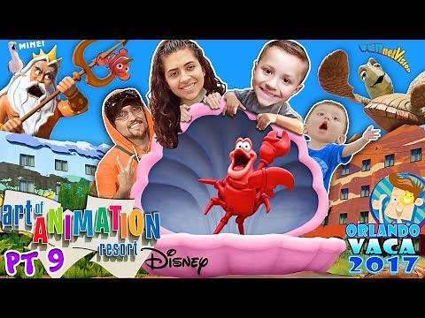 DISNEY'S ART OF ANIMATION RESORT TOUR! Finding Nemo, Little Mermaid & Cars HOTEL! FUNnel Summer