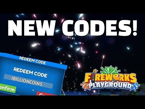 ALL NEW WORKING CODES FOR FIREWORKS PLAYGROUND! (Roblox)