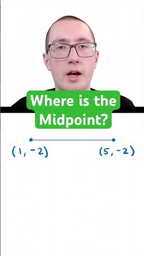 How to Find the Midpoint of a Line Segment!
